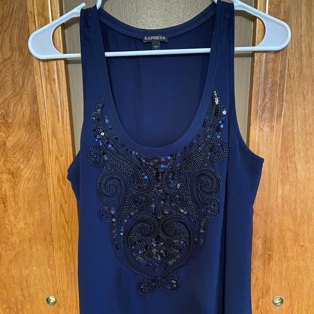 Express Sequence Tank Top - image 1